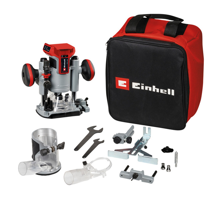 Einhell Cordless Router and Palm Router 18 V TP-RO 18 Set Li BL-Solo excludes Battery and Charger
