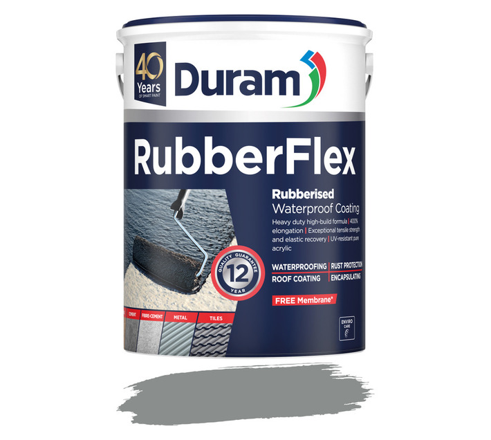 Duram Rubberflex Waterproofing Grey 5 L