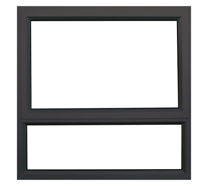 Aluminium Top Hung Window Charcoal 900 x 900 mm