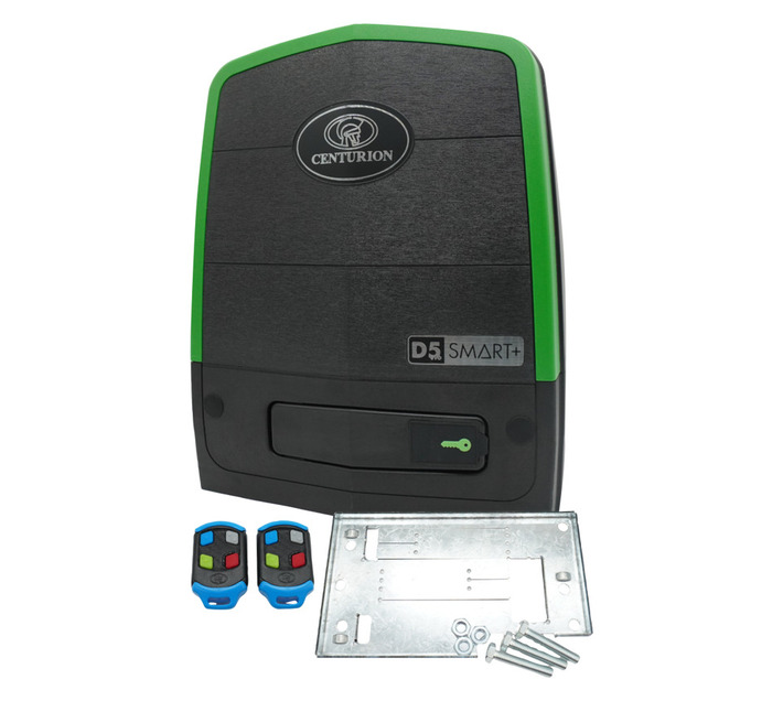 Centurion D5 SMART+ Sliding Gate Motor 12 V Including 2 x TX4 and Base Plate