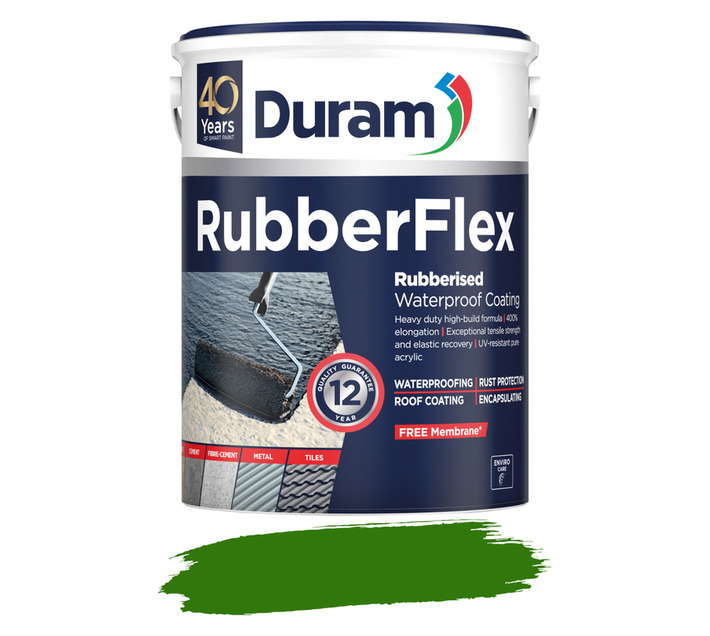 Duram Rubberflex Waterproofing Green 5 L