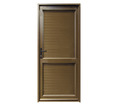 Single 900 x 2100 mm Aluminium Boarded Door Set - Bronze Finish