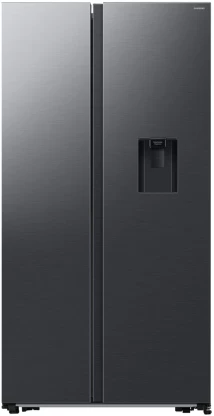 Samsung 560 L Frost Free Side by Side Fridge with Base Drawer (Black, RS57DG4100B4FA)