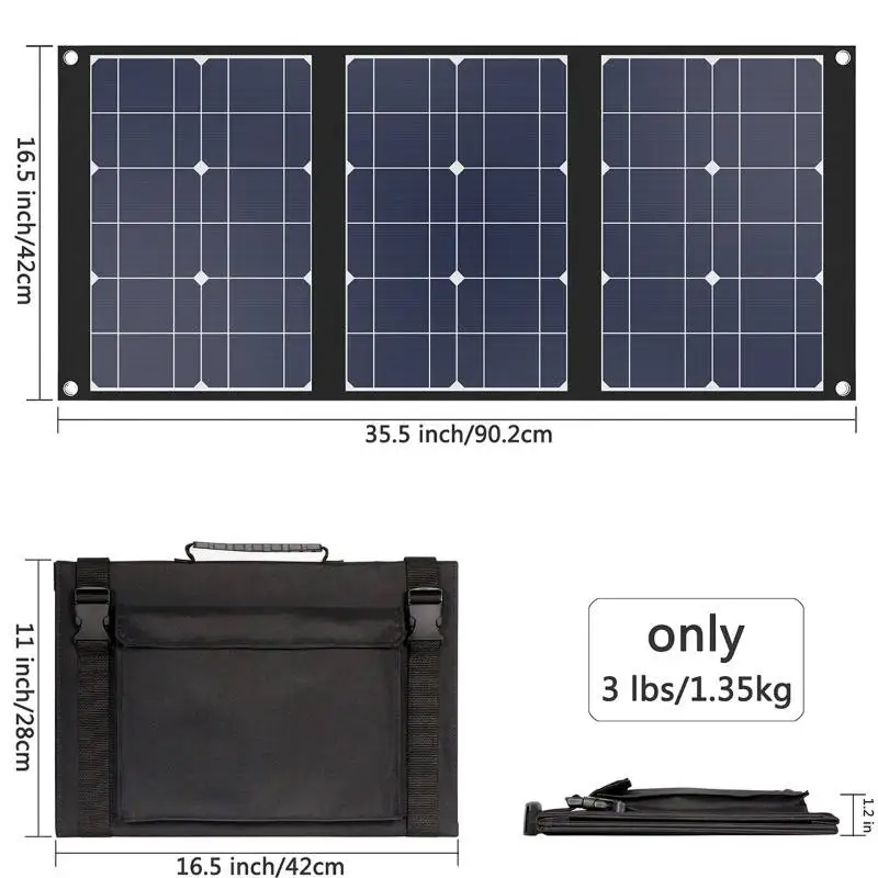 Foldable Portable Monocrystalline Solar Panel 200W B24-M0206