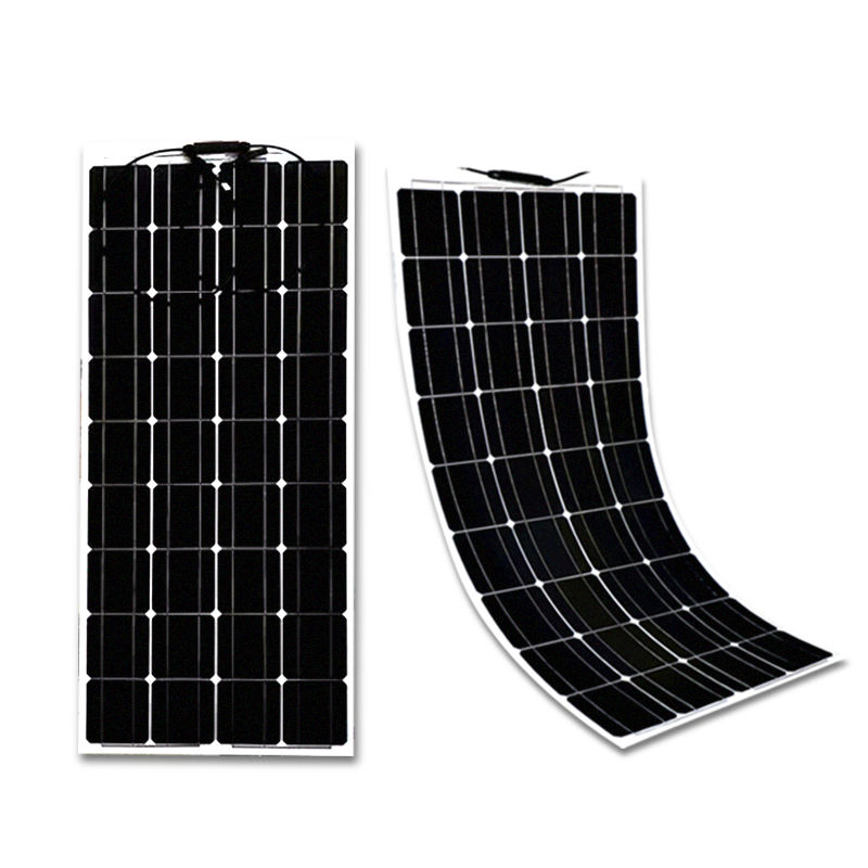 100W Semi Flexible Monocrystalline Solar Panel B24-M0197