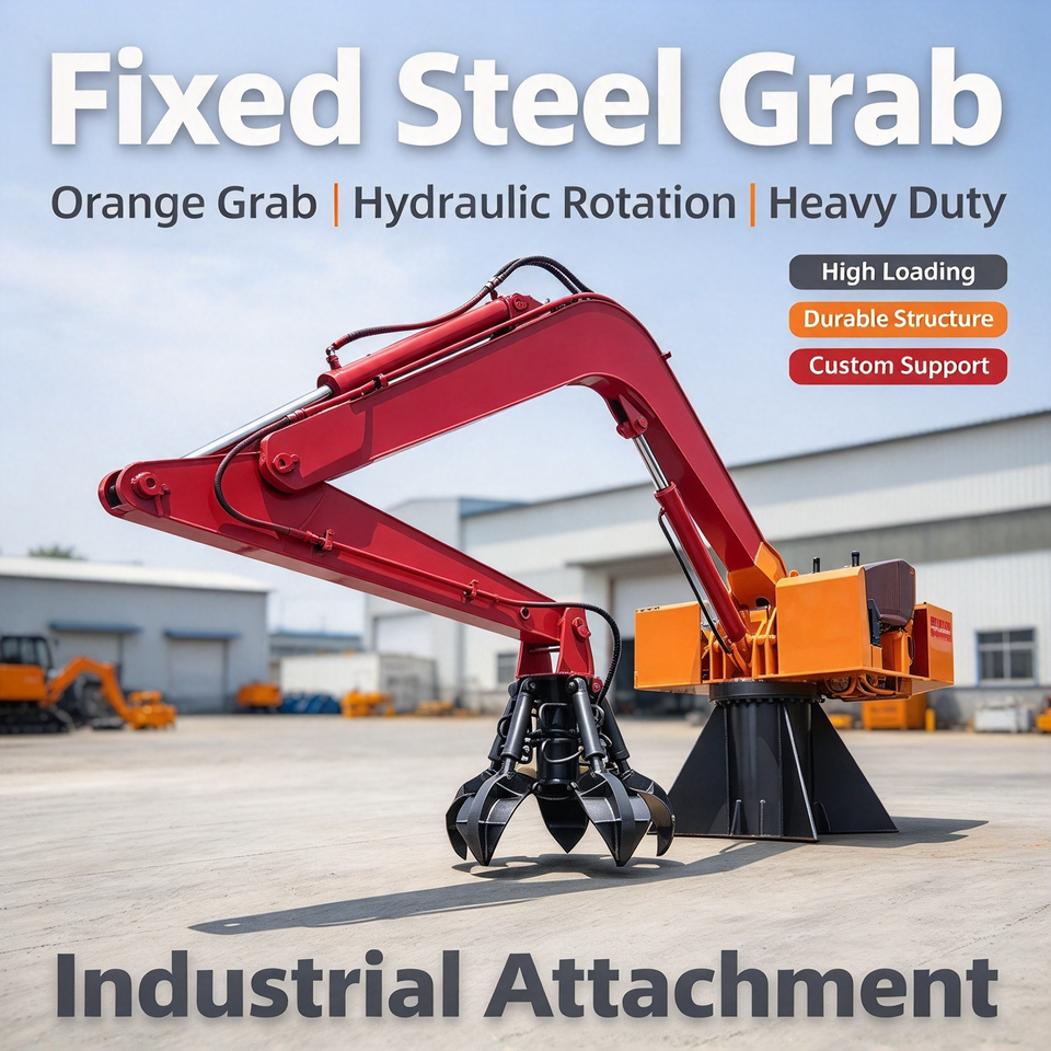 Hydraulic Steel Grapple Excavator Attachment B24-M0102