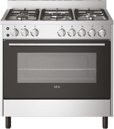 AEG AEGZA90GS1 Stainless Steel Automatic Gas Stove with Oven (5 Burners)