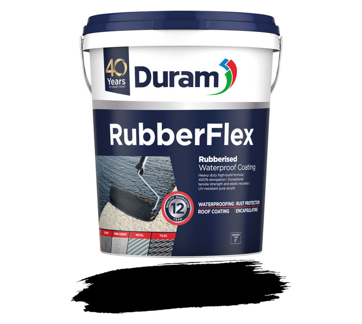 Duram Rubberflex Waterproofing Black 20 L
