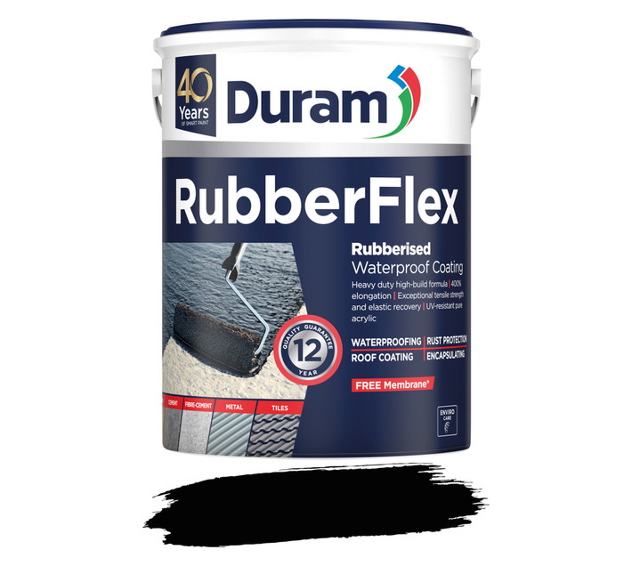 Duram Rubberflex Waterproofing Black 5 L
