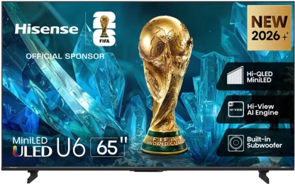 Hisense 164 cm (65 inch) Mini LED Ultra HD (4K) VIDAA Smart TV (65U6S)