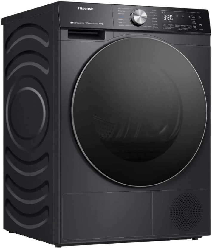 Hisense 10 kg Heat Pump Tumble Dryer DH5S102BB - Black