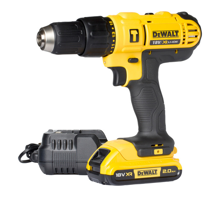 DeWalt 18 V XR Cordless Brushed Hammer Drill Driver - 42 Nm, 13 mm Keyless Chuck (DCD776D1-QW)