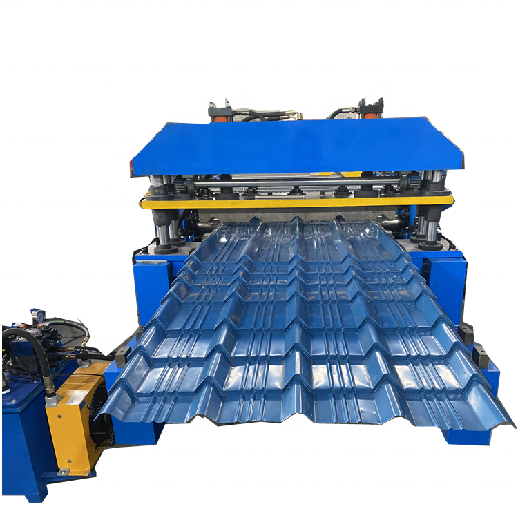 Double Layer Roof Tile Roll Forming Machine B24-M058