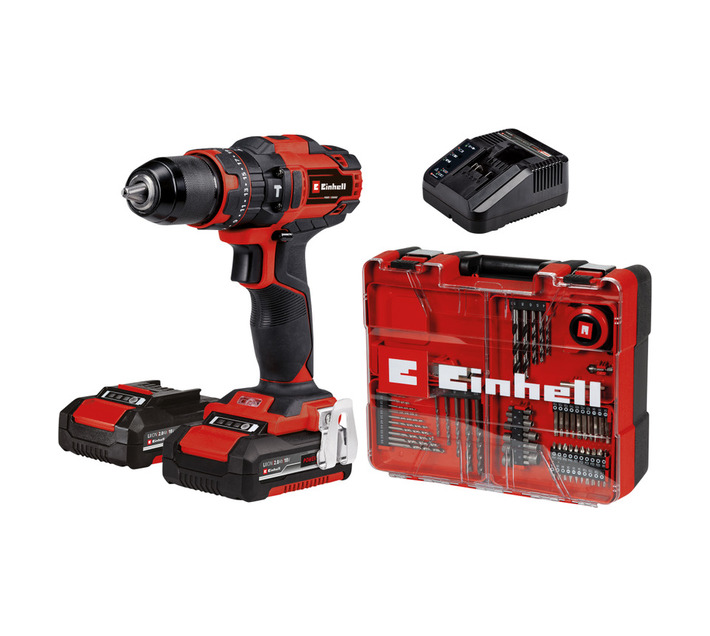 Einhell Cordless Power X-Change Impact Drill 18 V TE-CD 18 and 40 Li-i +64