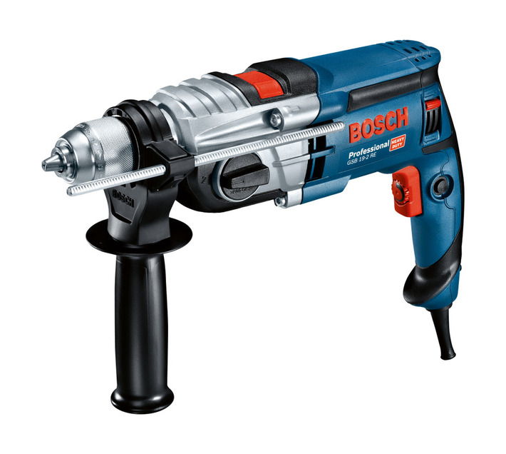 Bosch 850 W Corded Impact Drill - 13 mm Keyed Chuck, 2-Speed Variable Speed (GSB 19-2 RE)