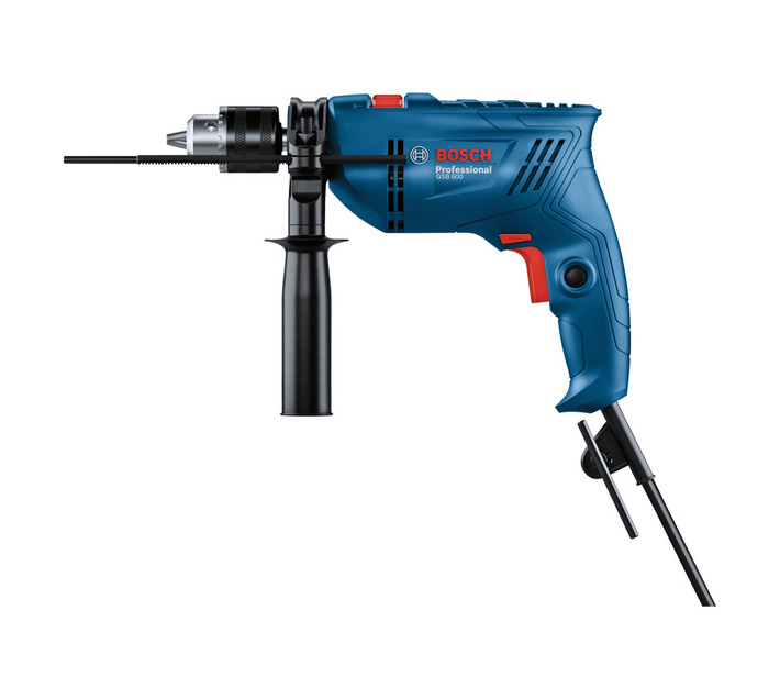 Bosch Professional 600 W Corded Impact Drill - 13 mm Keyed Chuck (GSB 600)
