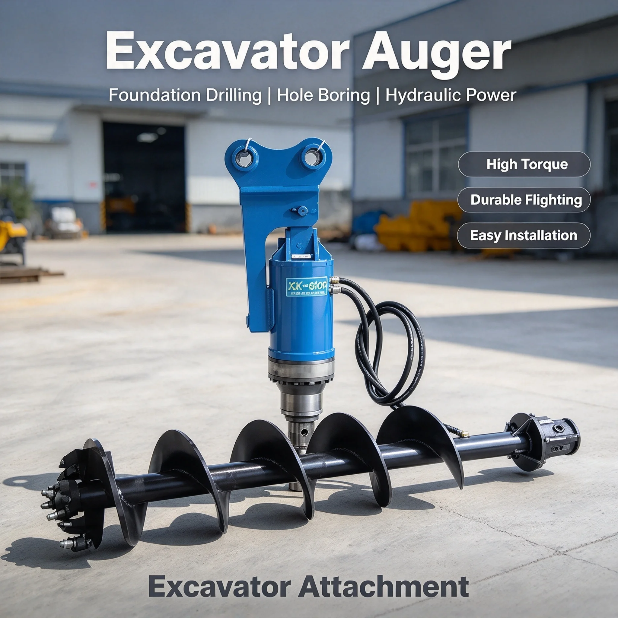 Hydraulic Auger Drill for Excavator B24-M094