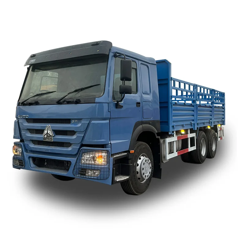 Second Hand Sinotruk HOWO 6x4 371hp Dump Truck 10 Wheels Board Fence Cargo Truck
