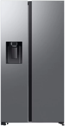 Samsung 617 L Frost Free Side by Side Fridge (MATT Silver, RS70F65K2TFA)