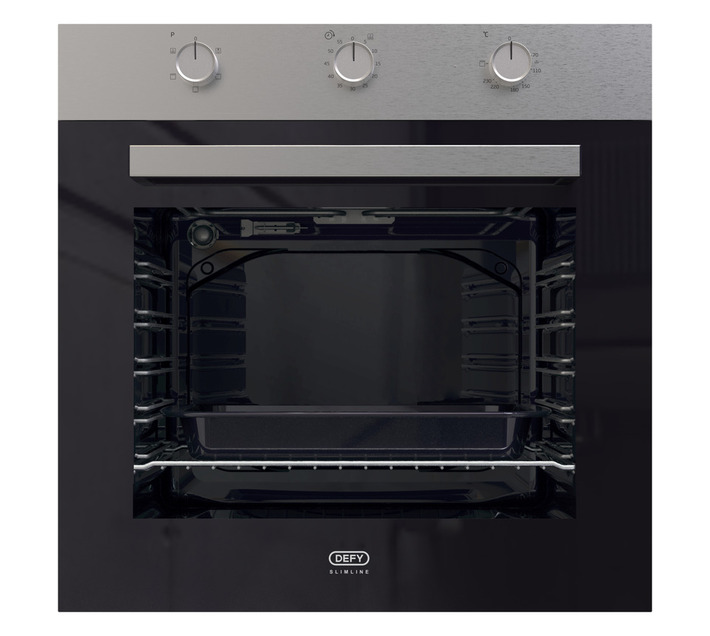 Defy Built-in Electric Slimline Eye Level Oven Stainless Steel DBO484E