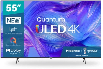 Hisense 139 cm (55 inch) LED Ultra HD (4K) VIDAA Smart TV (LEDN55U6H)