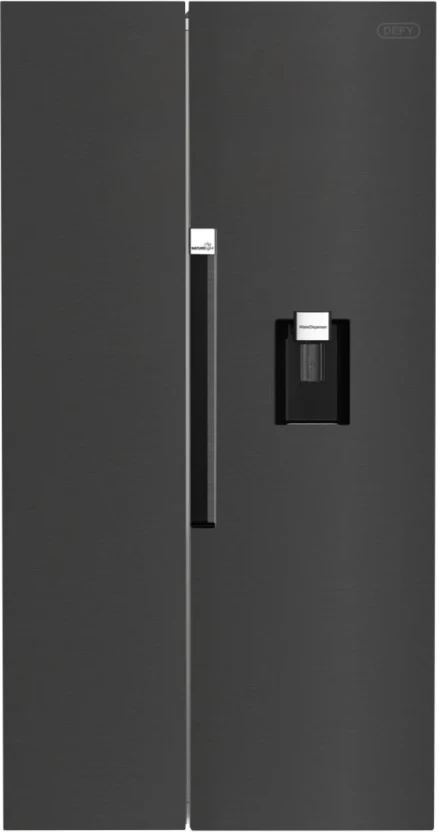 Defy 555 L Frost Free Side by Side Fridge (Dark Inox, DFF647)