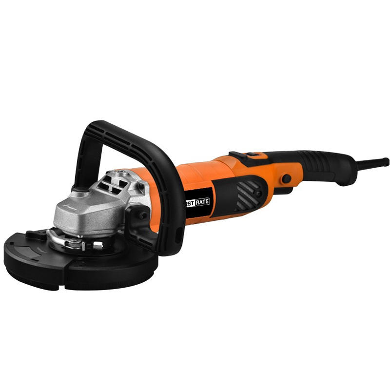 1500W Hand Held Concrete Surface Grinder Polisher 125mm with Dust Collection Shroud