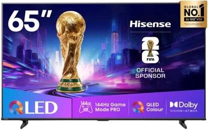 Hisense 165 cm (65 inch) QLED Ultra HD (4K) VIDAA Smart TV (65Q7Q)