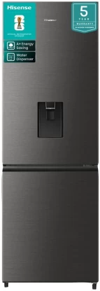Hisense 323 L Bottom Freezer Fridge (Titanium Inox, H425BIT-WD)