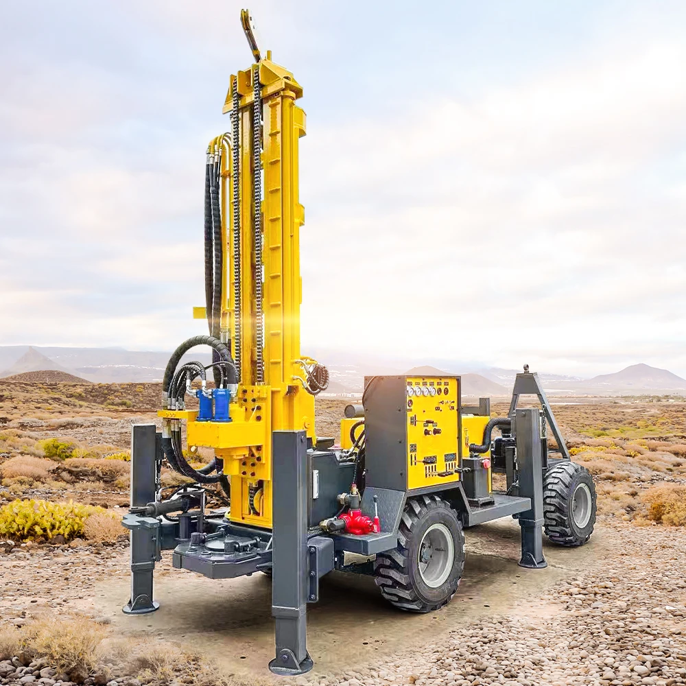 Diesel Water Well Drilling Rig 200m B24-M0104