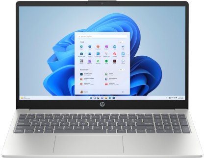 HP 15 Series AMD Ryzen - (8 GB/256 GB SSD/Windows 11 Home) C81TBEA Laptop (15.6 inch, Natural silver)