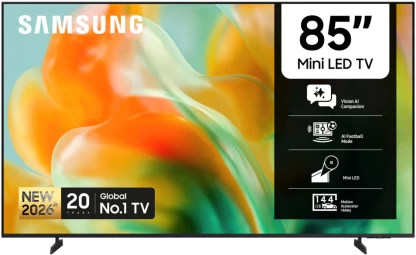 Samsung 216 cm (85 inch) Mini LED Ultra HD (4K) Tizen Flat-Panel TV, Smart TV (85M80H)