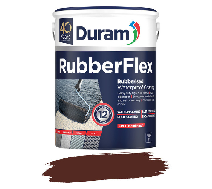 Duram Rubberflex Waterproofing Burgundy 5 L