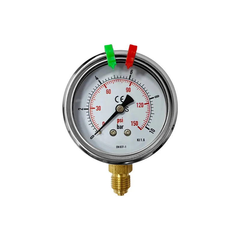 63mm Stainless Steel Pressure Gauge 0-10 Bar B24-M0157