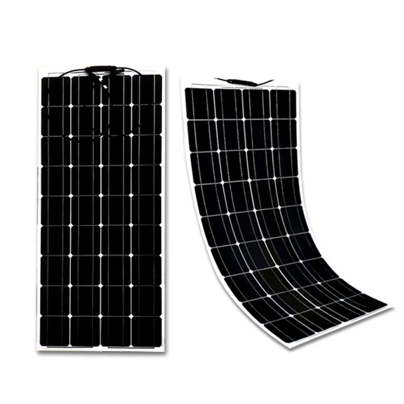 100W ETFE Flexible Monocrystalline Solar Panel B24-M0194