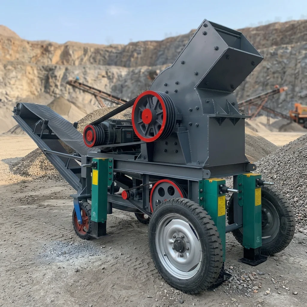 Portable Mobile Jaw Crusher 35 Ton Per Hour B24-M078