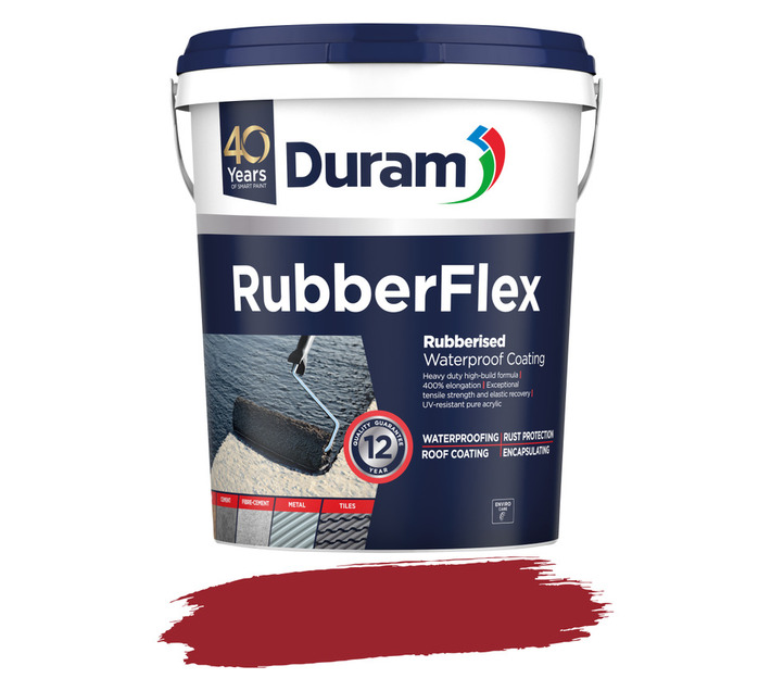 Duram Rubberflex Waterproofing Red 20 L