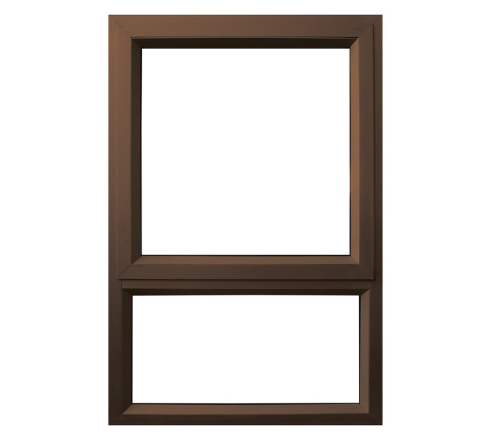 28 mm Aluminium Window Frame Bronze 600 x 900 mm