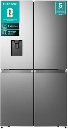 Hisense 579 L Frost Free Multi-Door Fridge (Brushed Stainless, H750FS-WD)
