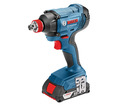 Bosch GDX 18V-180 Professional Cordless Impact Driver/Wrench - 180 Nm Torque, Dual Bit Holder (1/4 Inch Hex and 1/2 Inch Square), 18 V XR Compatible (06019G5223)