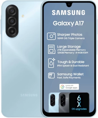 Samsung Galaxy A17 (Blue, 128 GB) (4 GB RAM)