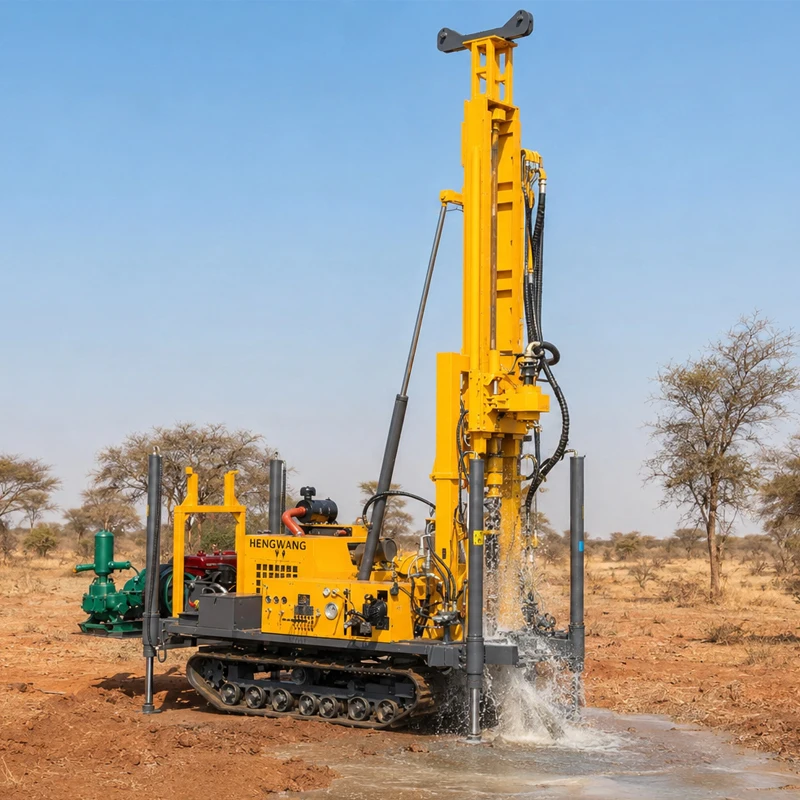 260m Crawler Water Well Drilling Rig B24-M081