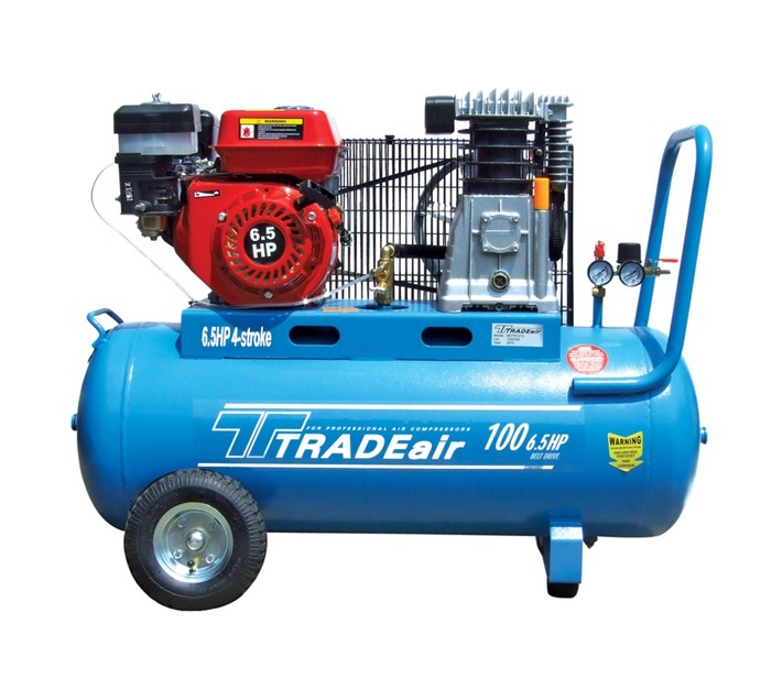 Tradeair 100L Petrol Compressor 4800 W