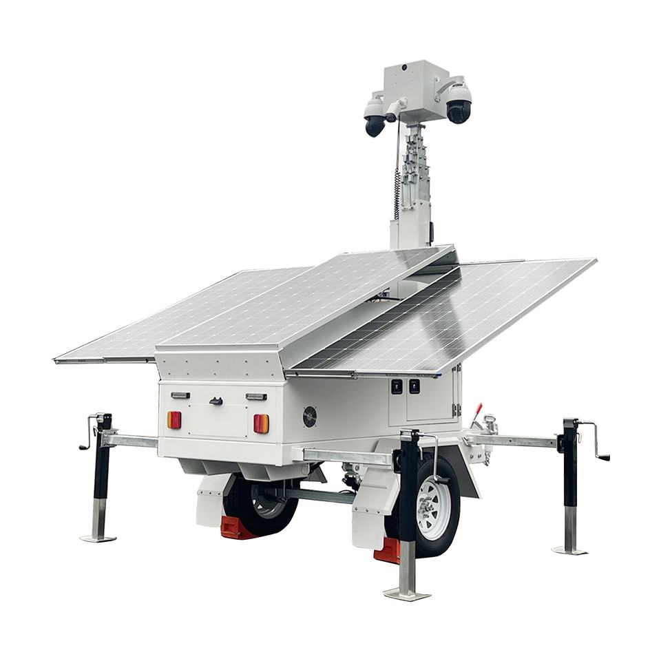 1500W Mobile Solar Surveillance Trailer Tower B24-M0230