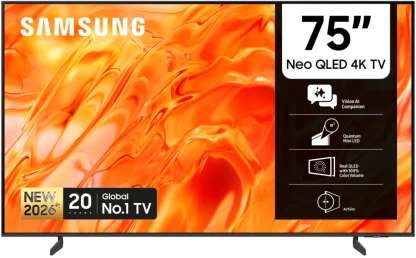 Samsung 190 cm (75 inch) Neo-QLED Ultra HD (4K) Tizen Flat-Panel TV, Smart TV (75QN70H)