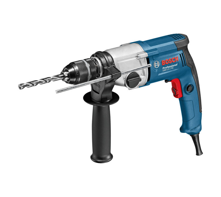 Bosch Professional 750 W Corded Rotary Drill - 13 mm Keyless Chuck, 2-Speed (GBM 13-2 RE)