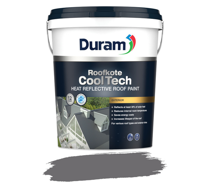 Duram Roofkote Cooltech Paint Volcanic Grey 20 L