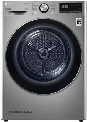 LG 9 kg Dual Inverter Heatpump Dryer RH90V9PV8N - Silver