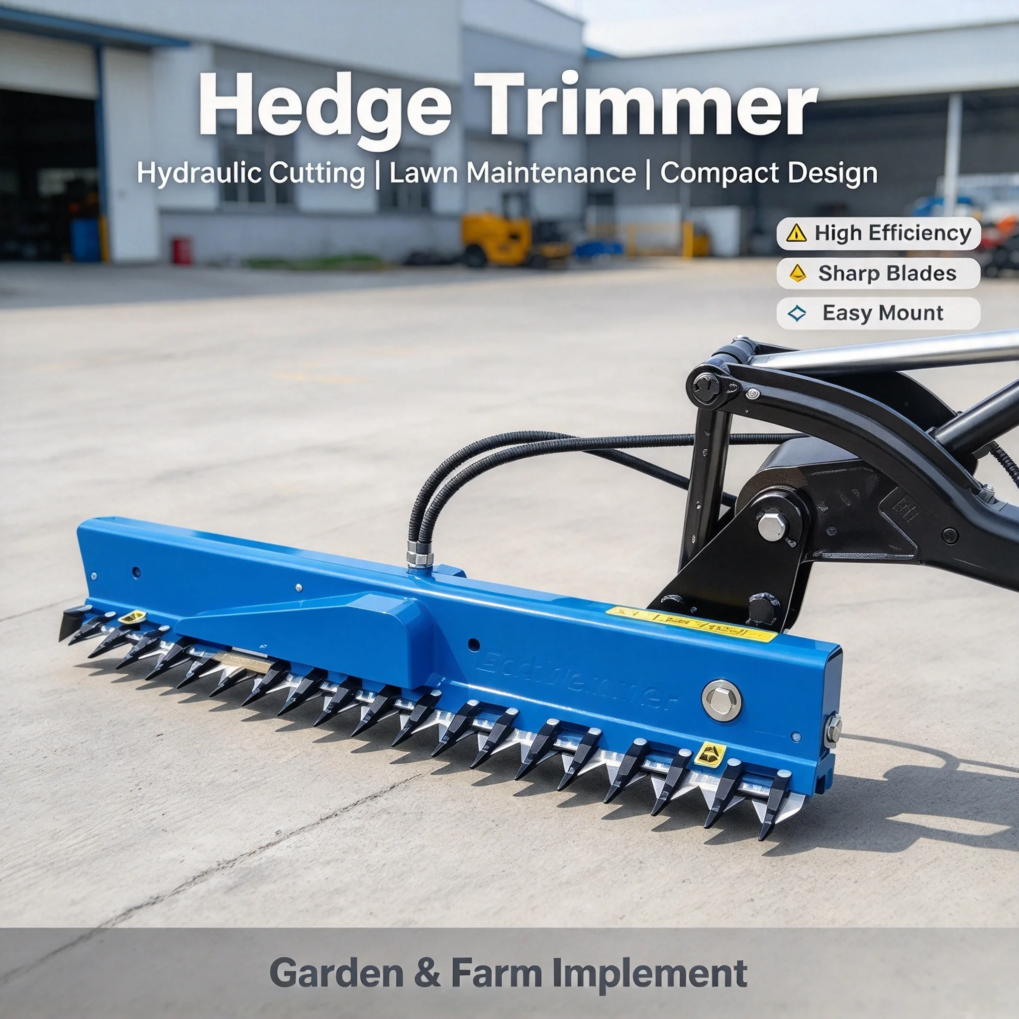 Excavator Hydraulic Hedge Trimmer Attachment B24-M0101