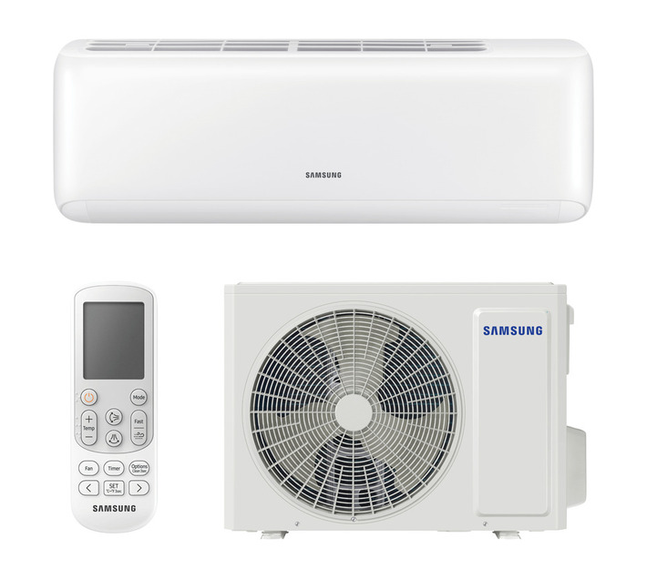 Samsung Non-Inverter 12000 BTU Midwall Split Air Conditioner Fixed Speed Heat and Cool AC AR3000